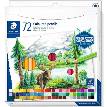 LAPIS DE COR DESIGN JOURNEY 72 CORES STAEDTLER 146C C72                                              